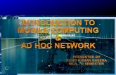 mobile computing and ad hoc network