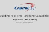 Building Real Time Targeting Capabilities - Ryan Zotti, Subbu Thiruppathy - Capital One
