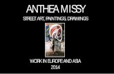 ANTHEA MISSY PORTFOLIO 2014 - STREET ART GRAFFITI MURALS