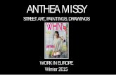 ANTHEA MISSY PORTFOLIO 2015 PART 1/2 - STREET ART GRAFFITI MURALS