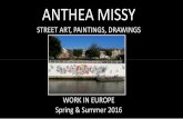 ANTHEA MISSY PORTFOLIO 2016 PART 1/2 - STREET ART GRAFFITI MURALS