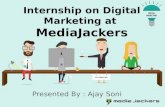 Internship on Digital Marketing | MediaJackers