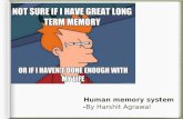 Human memory systems