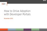 Webcast: How to Drive Adoption with Developer Portals