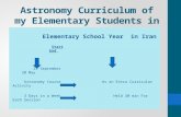 Astronomy curriculum of elementary students in Iran by Soheil Nadalipour