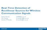 Tracking Rectilinear Sources  in Wireless Communications