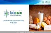 Global Lactose-free Food market 2016-2020