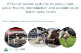 Effect of sensor systems on production, health, reproduction and economic results of Dutch dairy farms