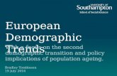 UoS-CPDRC - European Demographic Trends