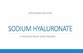 Sodium hyaluronate   ophthalmic
