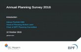 Annual Planning Survey 2016 - London