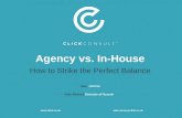 Agency vs. In-House - How To Strike The Perfect Balance | Benchmark Search Conference 2016