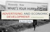 Advertising and Economic Development by Oyin Oludipe