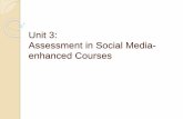 Assessment in Social Media-enhanced Courses