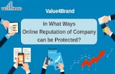 In What Ways Online Reputation of a Company can be Protected?