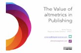 Anne Harvey - The Value of Altmetrics in Publishing