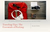 Traveling Tips and the Essentials of Packing by Jack halfon
