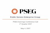 public serviceenterprise group 1Q 2007 Slides