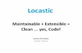Maintainable + Extensible = Clean ... yes, Code!