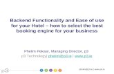 Backend Functionality and Ease of use for your Hotel – how to select the best booking engine for your business