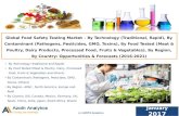 Global Food Safety Testing Market: Opportunities and Forecasts (2016-2021)