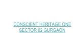 Conscient Heritage One, Sec 62, Gurgaon | Winworld realty services