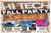 Hi tech fall party ideas