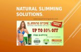 Natural slimming solutions for Weight Loss.
