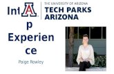 Paige Rowley - TechParksArizona - Final Presentation