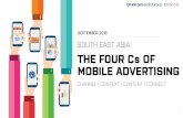 The four cs of mobile advertising sea