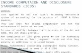 INCOME COMPUTATION AND DISCLOSURE STANDARDS(ICDS