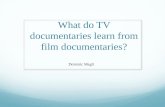 Difference between tv and film documentaries