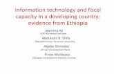 IT and fiscal capacity in Ethiopia