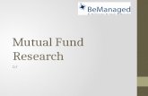 Mutual fund research 1 attempt