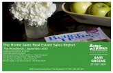 Real Estate Home Sales Report | The Woodlands TX | September 2013
