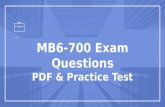 MB6-700 Braindumps - PDF Questions | Free Demo!