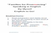 Families for pronouncing editted feb 16 2017