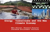Måns Nilsson. Energy Transitions and the new climate economy 17022016