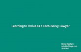 Learning to Thrive as a Tech-Savvy Lawyer by Nehal Madhani