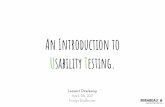 Introduction to Usability Testing for Digital Marketeers