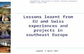 Lessons learnt from EU and Swiss experiences (english)