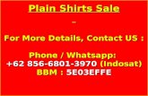 +62 856-6801-3970 (Indosat), Plain Shirts For Sale Philippines