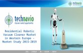 Residential Robotic Vacuum Cleaner Market in Western Europe - Market Study 2015-2019