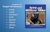Lesson 14  - Aero and Officer Mike - 2017