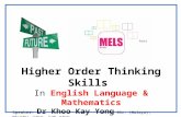 Hots training maths and language in KL