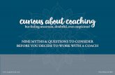 Curious about Coaching?