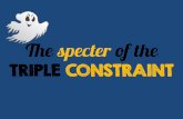 The specter of the triple constraint
