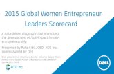 The 2015 Global Women Entrepreneur Leaders Scorecard