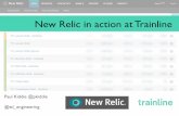 New relic in action at trainline