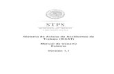 Manual STPS Sistema para dar Avisos de Accidentes de Trabajo SIAAT